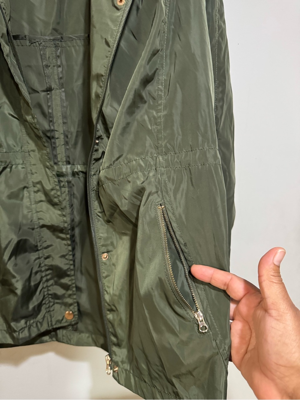 Ci Sono Olive Utility Hooded Jacket - Picture 7 of 9